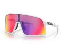 Oakley Lunettes de sport Sutro S – Blanc mat – Verres Prizm Road – Mixte Taille Unique