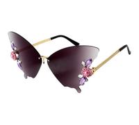Lunettes de soleil - Ombres sans monture de 15,2 cm | ABS Fashion Eyewear - Lunettes de soleil élégantes pour femme avec protection UV, idéales pour la conduite, la randonnée, la pêche, la chasse et