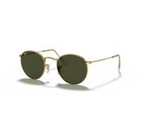 Ray-Ban Lunettes de soleil RB3447 Round 001 Or, Verres G-15 Vert, Mixte