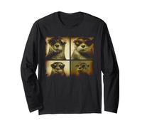 Lunettes de Soleil Otter Lover Pop Art Cool Animal Portrait Manche Longue