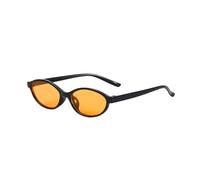 Lunettes de soleil ovales modernes à petite monture UV400 pour un usage | Plusieurs options de couleur pour homme et femme, réduisant les reflets avec portabilité pour un usage quotidien