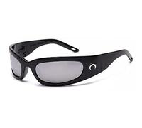 Lunettes de soleil ovales pour homme et femme pour le cyclisme et le sport, Cadre noir, flocons de mercure rouges