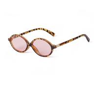 Lunettes de soleil ovales vintage écaille de tortue pour femmes hommes rose lunettes de soleil femme, C4., Taille unique