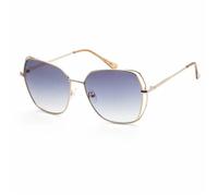 Lunettes de soleil papillon - GUESS - GF0416-6028W - Multicolore - Protection UV 100 % - Métal - Polycarbonate - Bleu