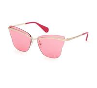 Lunettes de soleil par MAX & CO, Années 32 - Or pâle brillant - Bordeaux