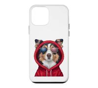 Lunettes de Soleil Patriot Berger Australien Portrait Drapeau US Coque pour iPhone 12 Mini