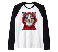 Lunettes de Soleil Patriot Berger Australien Portrait Drapeau US Manche Raglan