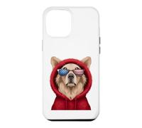 Lunettes de Soleil Patriot Golden Retriever Portrait Drapeau US Coque pour iPhone 12 Pro Max