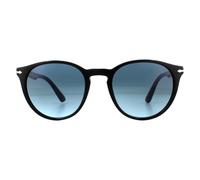 Lunettes De Soleil Persol PO3152 9014Q8 Noir Azur Dégradé Bleu