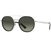 Lunettes De Soleil Persol SARTORIA PO2456S 518/71 53 Noir Argent/Gris Ombre