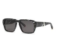 Lunettes de Soleil Philipp Plein SPP081 0Z21 NERO MARMORIZZATO 55/17/145 Homme