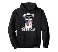 Lunettes de Soleil Pingouin Pôle Sud Drapeau Américain Antarctique Sweat à Capuche