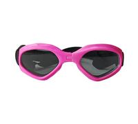 Lunettes de soleil pliables pour chien Lunettes de soleil coupe-vent pour petites races avec sangle élastique réglable Gardiens canins professionnels du vent
