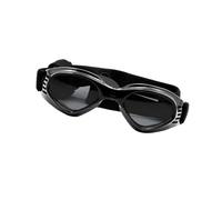 Lunettes de soleil pliables pour chien Lunettes de soleil coupe-vent pour petites races avec sangle élastique réglable Gardiens canins professionnels du vent