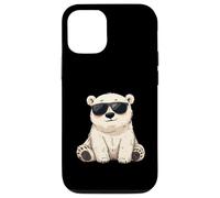 Lunettes de Soleil Polar Bear Cool Panda Coque pour iPhone 12/12 Pro