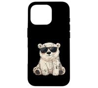 Lunettes de Soleil Polar Bear Cool Panda Coque pour iPhone 16 Pro