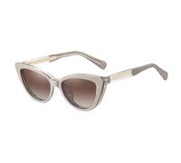 Lunettes de soleil polarisées à clip pour femmes TR90 Cadre épais Magnétique Anti Lumière bleue Œil de chat, kaki avec marron