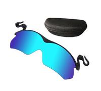 Lunettes de soleil polarisées à clip pour homme - Lunettes de soleil de sport ultra légères sans monture élégantes et modernes | Lunettes de soleil polarisées avec blocage UV pour vélo en plein air