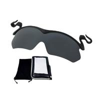 Lunettes de soleil polarisées à clipser - 15 x 10 x 5 cm - Anti-UV - Sans monture - Fixation ultra légère - Protection anti-reflet - Pour la pêche et le cyclisme - Accessoire de vision d'extérieur