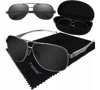 Lunettes de soleil polarisées à la mode unisexe UV 400 Filtre INOX