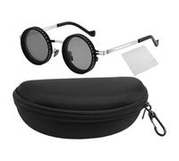 Lunettes De Soleil Polarisées Ajustables - Lunettes Polarisées Arrondies | Protection UV 1 À 9 Niveaux | Protection Anti-Éblouissement Et Blocage Des Rayons UV Idéales Pour La Randonnée, La Pêche, Le