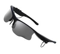 Lunettes De Soleil Polarisées Audio - Lunettes Sans Fil Léger Avec Son Stéréo, Lunettes De Protection UV, Contrôle Vocal Du Soleil En Plein Air | Pour Le Voyage À Vélo