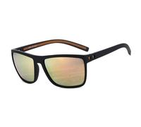 Lunettes de soleil polarisées carrées rétro tendance pour femmes et hommes, monture ultra légère en TR90, protection UV400, classiques, h, 016, effet miroir orange