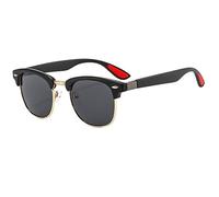 Lunettes de soleil polarisées design 2025 pour hommes et femmes pour l'extérieur, ombrage du soleil, conduite, photographie de rue (couleur : C, taille : moyen), a, Taille unique