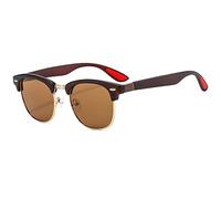 Lunettes de soleil polarisées design 2025 pour hommes et femmes pour l'extérieur, ombrage du soleil, conduite, photographie de rue (couleur : C, taille : moyen), G, Taille unique