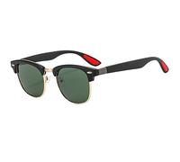 Lunettes de soleil polarisées design 2025 pour hommes et femmes pour l'extérieur, ombrage du soleil, conduite, photographie de rue (couleur : C, taille : moyen), b, Taille unique