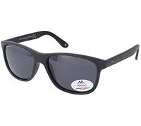 Lunettes de soleil polarisées Montana Eyewear MP48 en plastique de qualité supérieure en noir et gris
