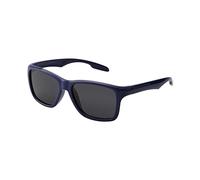 Lunettes de soleil polarisées pour enfants de 3 à 12 ans + porte-lunettes + pochette pour lunettes de soleil, bleu foncé, 55 mm