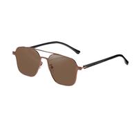 Lunettes de soleil polarisées pour homme - Classiques - Ultra légères - Unisexe - Protection UV400 - Noir - Lunettes de soleil polarisées photochromiques, monture métallique pour cyclisme, homme et