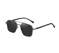 Lunettes de soleil polarisées pour homme - Lunettes de soleil tendance - Lentilles photochromiques résistantes aux rayures - Protection UV - Pour conduire, pêche, cyclisme, changement de couleur