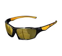 Lunettes de soleil polarisées pour hommes - de protection complète, lunettes de mode confortables | Lunettes de sport d'extérieur UV bouclier, pêcheur, jaune, Voir description