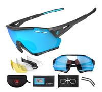 Lunettes de soleil polarisées pour hommes et femmes, cyclisme, vtt, Protection, sport, pêche, 5 lentilles, nouvelle collection X-TIGER Colors 11