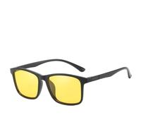 Lunettes de soleil polarisées pour hommes, monture carrée ultra légère en TR90, verres vintage, UV400, vision nocturne 06