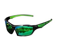 Lunettes de soleil polarisées pour hommes - Tons de protection UV légers, lunettes confortables en plein air | Idéal pour la conduite, la pêche, le cyclisme et les activités sportives, vert, Voir