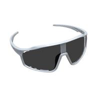Lunettes de soleil polarisées sportives | Lunettes de sport avec protection UV400 - Anti-sable, tiges réglables, idéales pour la plage de pêche, golf et cyclisme, Blanc, riferimento alla