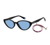 Lunettes de soleil - Polaroid - 6109/S - Cat-eye - Noir/Bleu - Protection UV 3