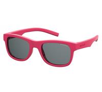 Lunettes de soleil Polaroid Pld 8020/s/sm col. 35j/m9 Enfants Carré Rose