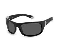 Polaroid Homme PLD 2125/S 08A/M9 Lunettes de soleil Plastique Gris sombre Carré