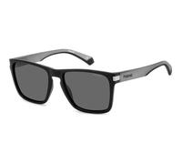 Lunettes de Soleil Polaroid PLD 2139/S Matte Black Grey/Grey 56/18/140 unisexe