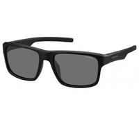 Polaroid Homme Polaroid PLD 3018/S DL5/Y2 Lunettes de soleil Plastique Noir Carré Polarisé
