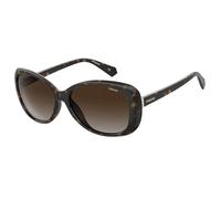 Lunettes de Soleil POLAROID PLD 4097/S 086 HAVANA 58/15/140 Femme