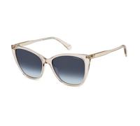 Polaroid Femme PLD 4181/S FWM/Z7 Lunettes de soleil Polycarbonate Nu Bleu Carré Polarisé Ombré