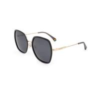 Lunettes de soleil Polaroid PLD 6153-G-S KB7 M9 Gris Or Gris Polarisées - POLAROID - Carré - Femme - Classique