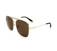 Lunettes de Soleil Polaroid PLD 6201/S/X YYH MATTE IVORY GOLD 59/16/145 Femme