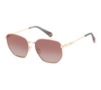 Polaroid Unisex PLD 6214/S/X EYR/GC Lunettes de soleil Métal Or Rose Géométrique Polarisé Ombré