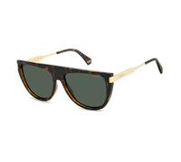 Lunettes de Soleil Polaroid PLD 6221/S/X 57/16/140 HAVANA/ GREEN POLARIZED polycarbonate femme PLD 6221/S/X